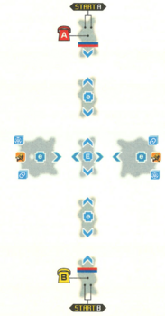 Map with 2:00 left